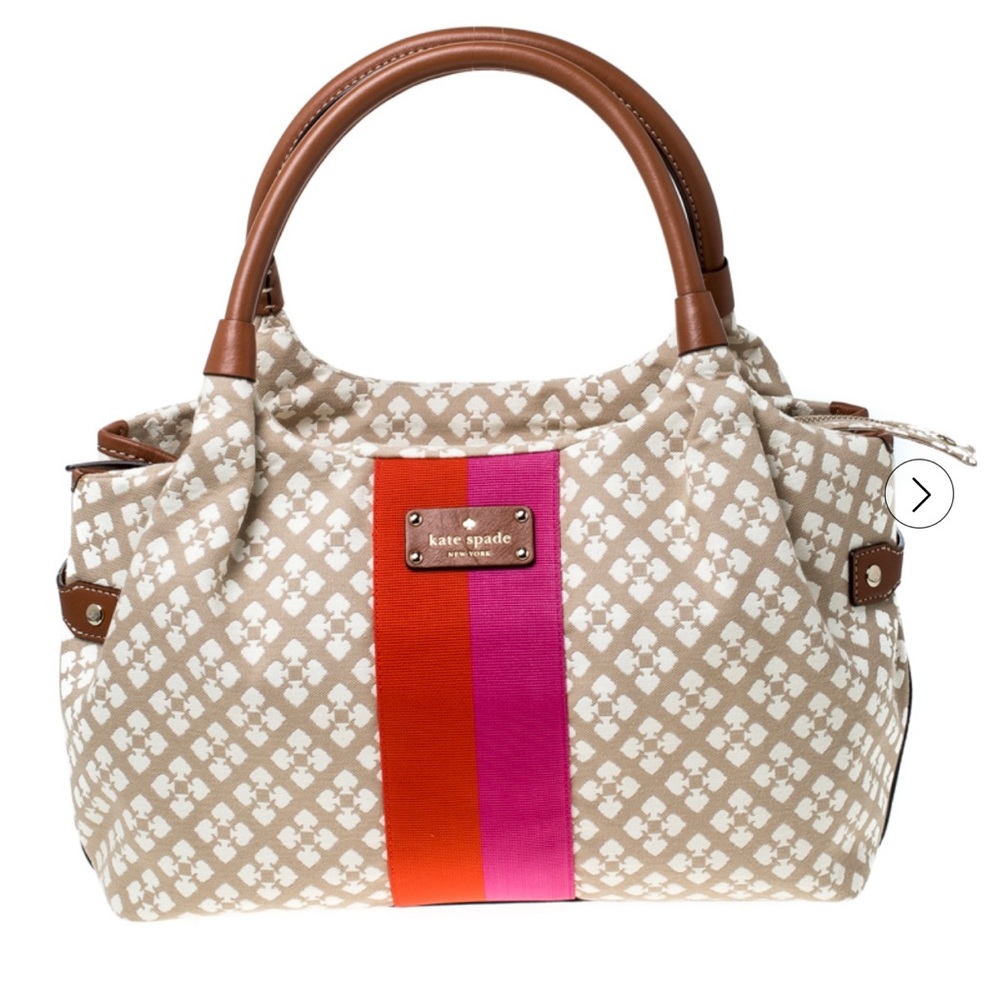 Kate Spade Bags | Kate Stevie Diaper Bag In Stucco | Color: